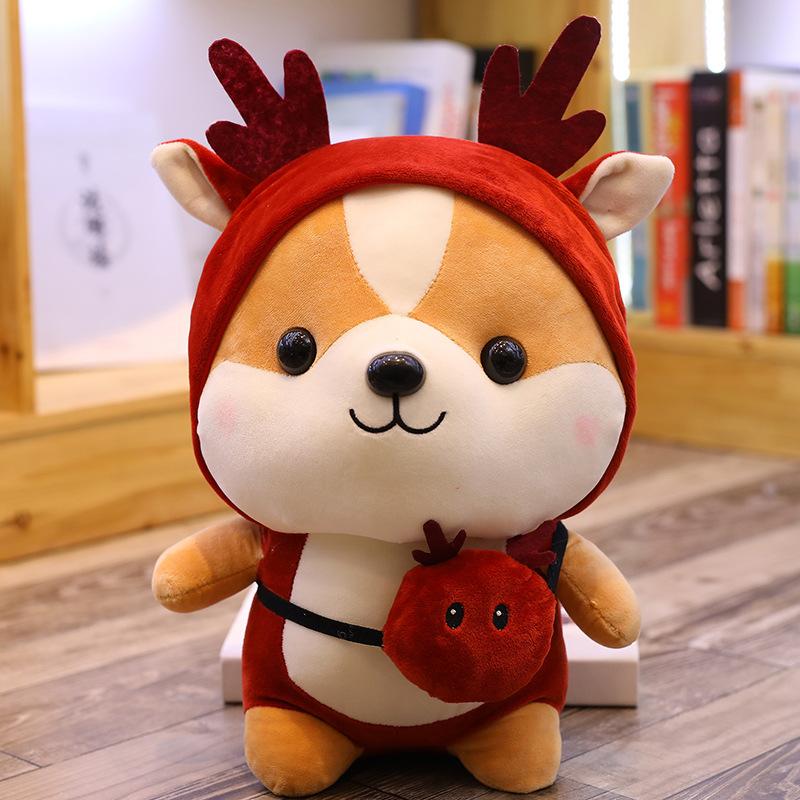 

Милая плюшевая игрушка белка Спи с тобой и держи подушку Кукла Девочка держит куклу динозавра 25cm