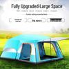 Luxuriöses tragbares Mehrraum-Campingzelt für 4-10 Personen - Geräumiges regendichtes Design