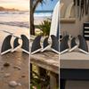 3 Pieces MR Surfboard Fin Textured for Paddling