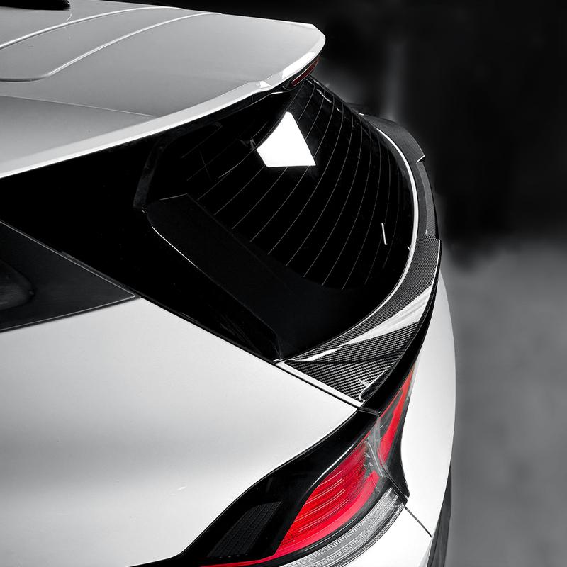 Car Sports Spoiler For Kia Sportage NQ5 Rear Roof Spoiler ABS Trim Strip Trunk Top Wing Lip Cover Exterior Upgrade Accessories