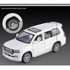 Miniaturen 1/32 Toyota Land Cruiser Legierung Off Road Diecast Modell Sound Licht Pull Back Spielzeug Schreibtisch Fahrzeugmodell Ornamente Geschenk