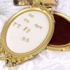 Vintage Photo Frame Shaped Jewelry Display Tray with Gold Border 38*25Cm Large Size Colored Velvet Ring Earring Storage Props