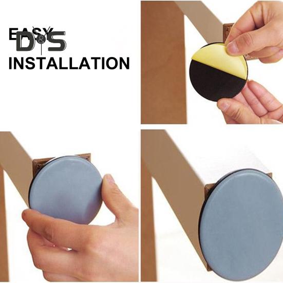 24 Stück Küchengeräte-Dichtungen, geräuschlos, sicher, einfach anzubringen, selbstklebend, platzsparend, kratzfest, für Mini-Möbel, Tisch, Stuhl, Beinmatten, Küchenbedarf