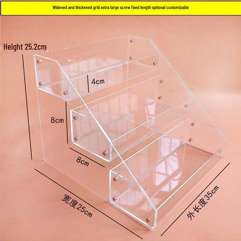 Acrylic Tiered Display Stand for Perfumes & Cosmetics