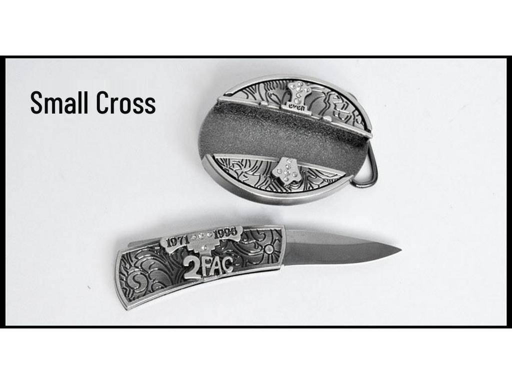 Pánská punková androgynní spona na opasek nůž - Cool hip hopový styl, Sebeobranný doplněk