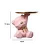 Geometric Bear Resin Storage Box - Decorative Desktop Organizer for Candy, Crafts & Office Supplies, Coffee Shop Home Decor