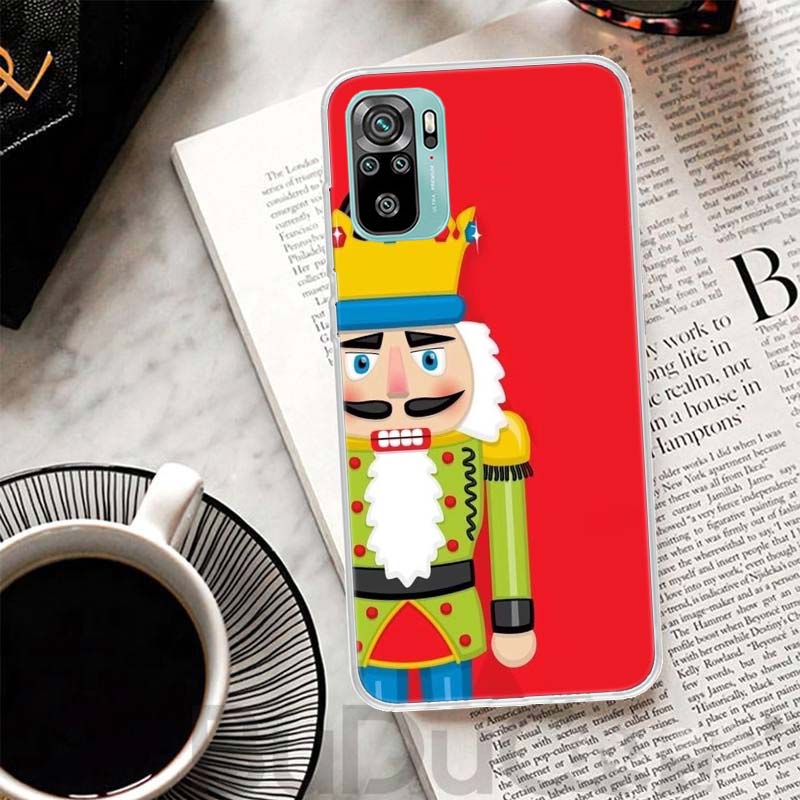 

Nutcracker King Cartoon Cover For Xiaomi Redmi Note 14 13 12S 12 11 Pro Plus Phone Case 11S 10S 10 11E 11T 14Pro 13Pro Print Coq Redmi Note 11S 4G