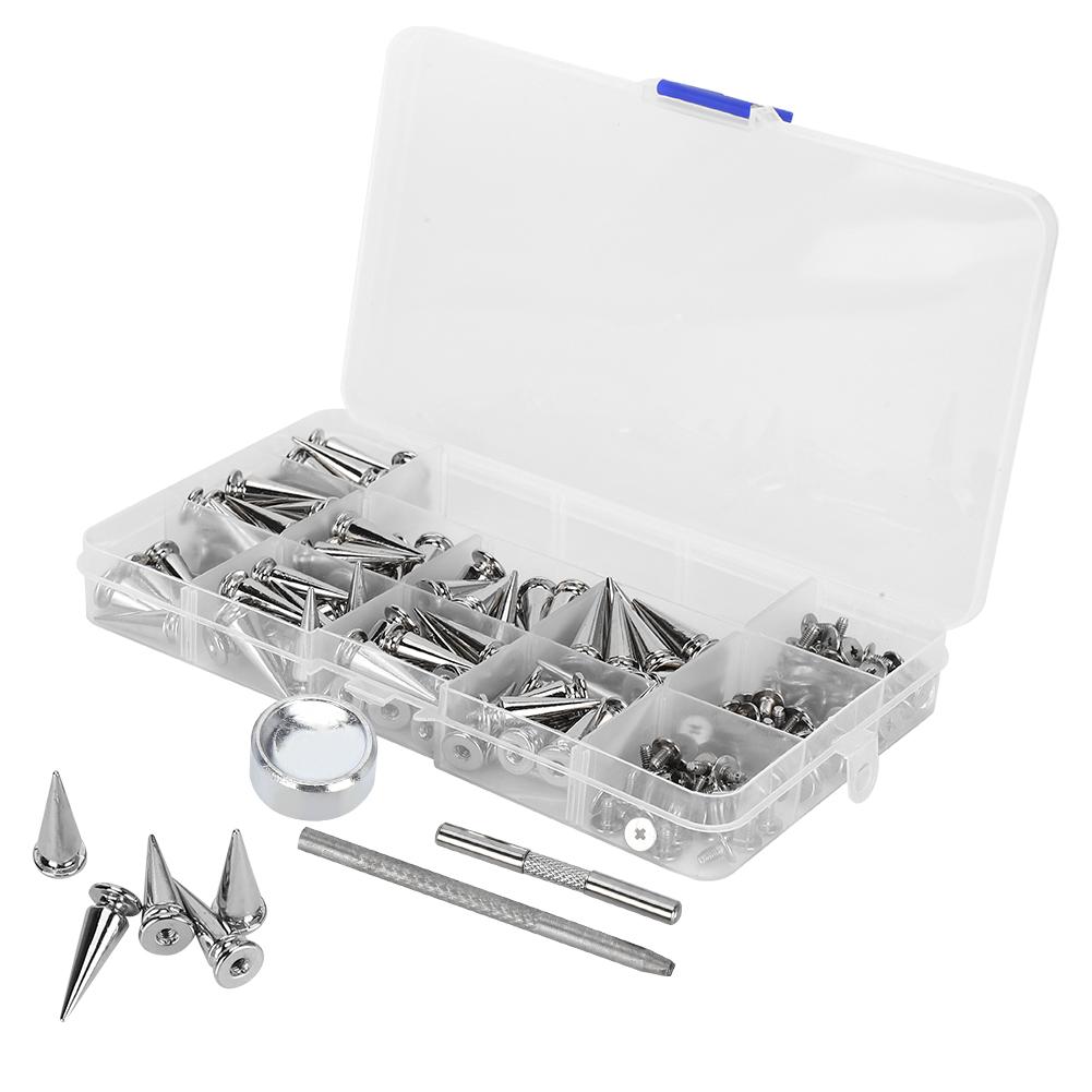 

10 x 24mm DIY Rivet Punk Studs Screws Zinc Alloy Leather Craft DIY Parts Accessory