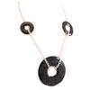 Dolce Vita [Q7835] - Silver Black 'Nora' Designer Necklace - 5.5 Cm