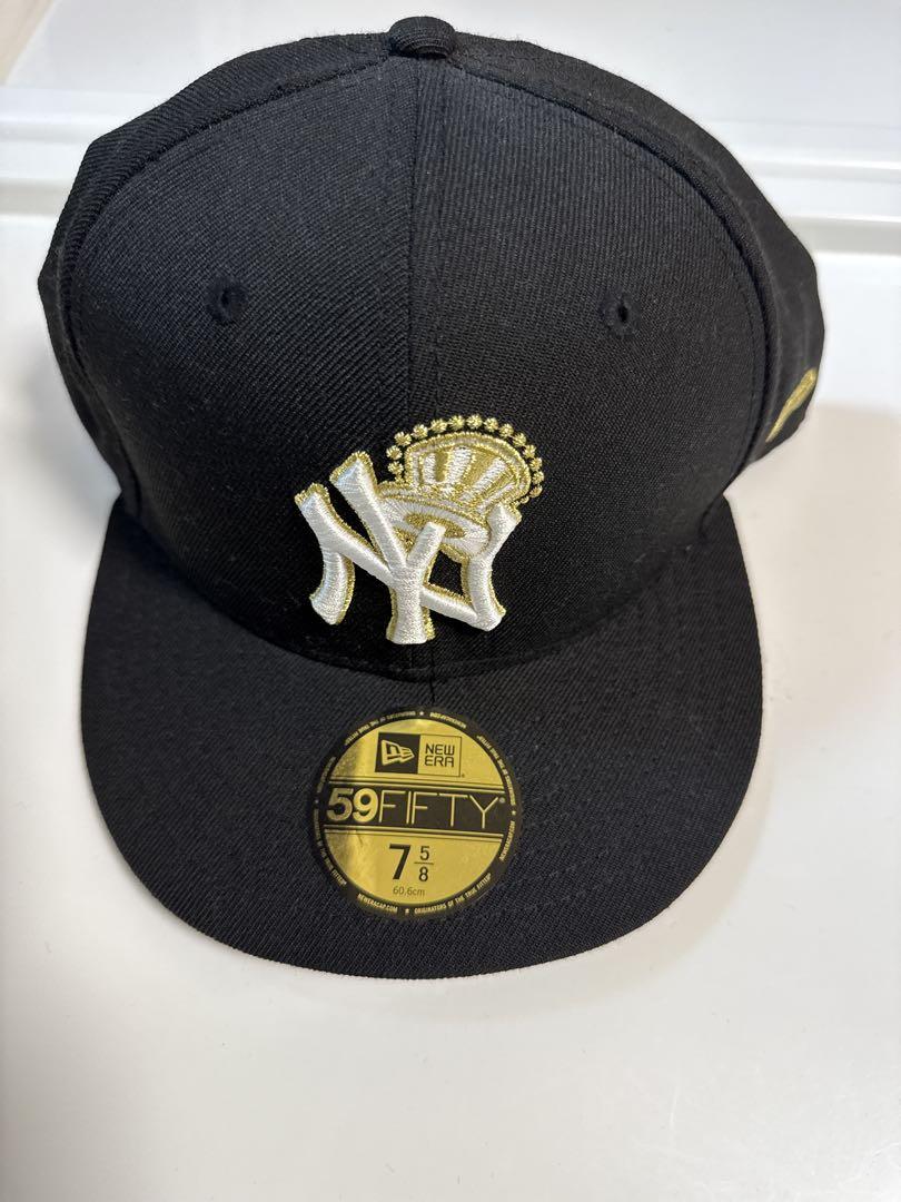 

[USED] New Era Black Cap, Size 7 5/8, Size 60.6, Yankees