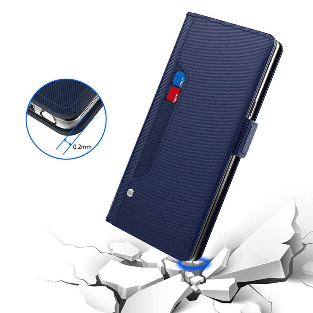 For Xiaomi Redmi Note 14 Pro+ 5G Case Stand PU Leather Phone Cover Card Holder Mirror