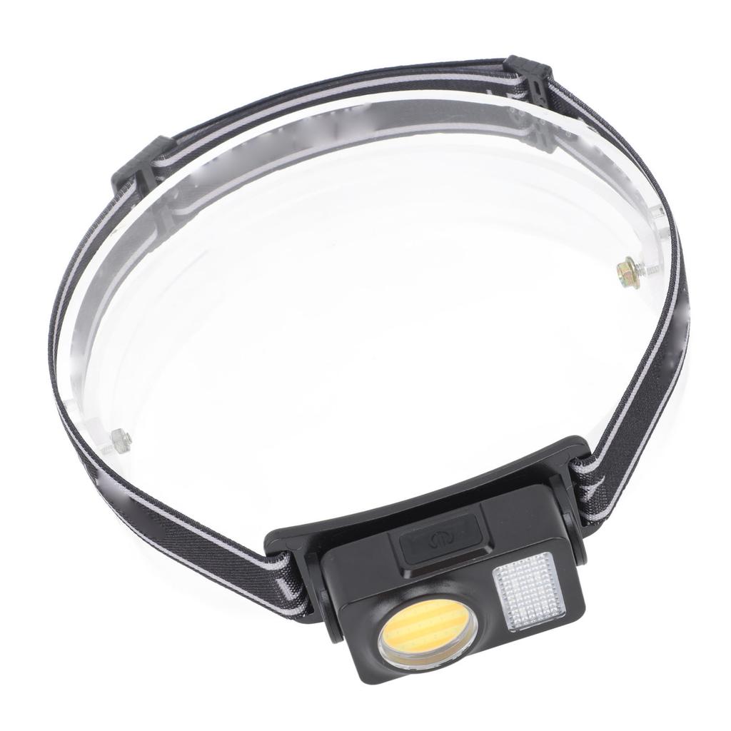 Stirnlampe Taschenlampe Wasserdicht Multifunktion USB Wiederaufladbar mit Verstellbarem Band für die Nacht
