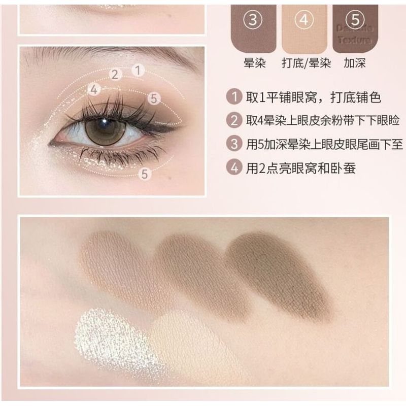 HOLD LIVE - Soft Eye-dotting Eyeshadow Palette - H02