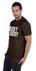 Inkmeso Men  s Graphic Quote   Baby Daddy   Tshirt For Dads Round Neck with V Cut