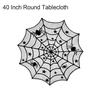 Halloween Deko Spinnennetz Fledermaus Vorhang Tischdecke Kaminschal Tischläufer