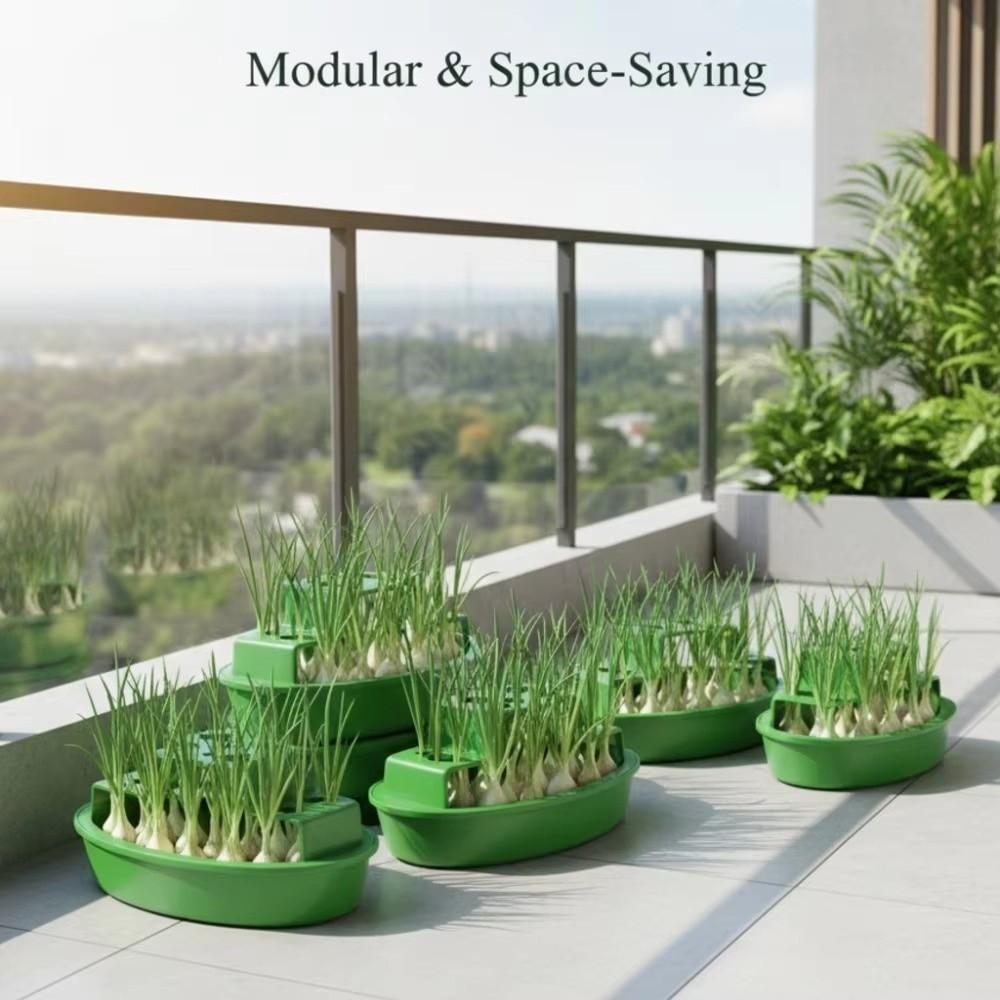 Plastic Chives Seedling Tray 9 Slots Sprout Planting Pot Onion Cultivation Box Celery