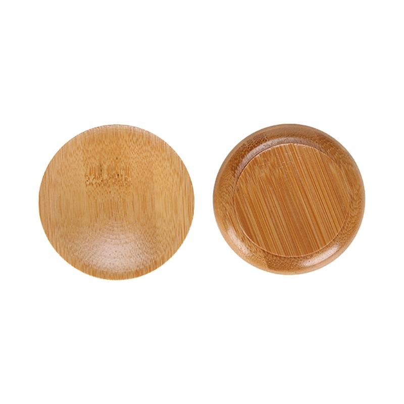 4 Pack Tea Cups Bamboos Coaster Heat Insulation Mat for Coffees and Wine Enthusiasts Beverage Cups Heat Insulation Pad