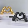 Heart-In-Hand Resin Ornament: Bedroom & Desktop Decor Gift