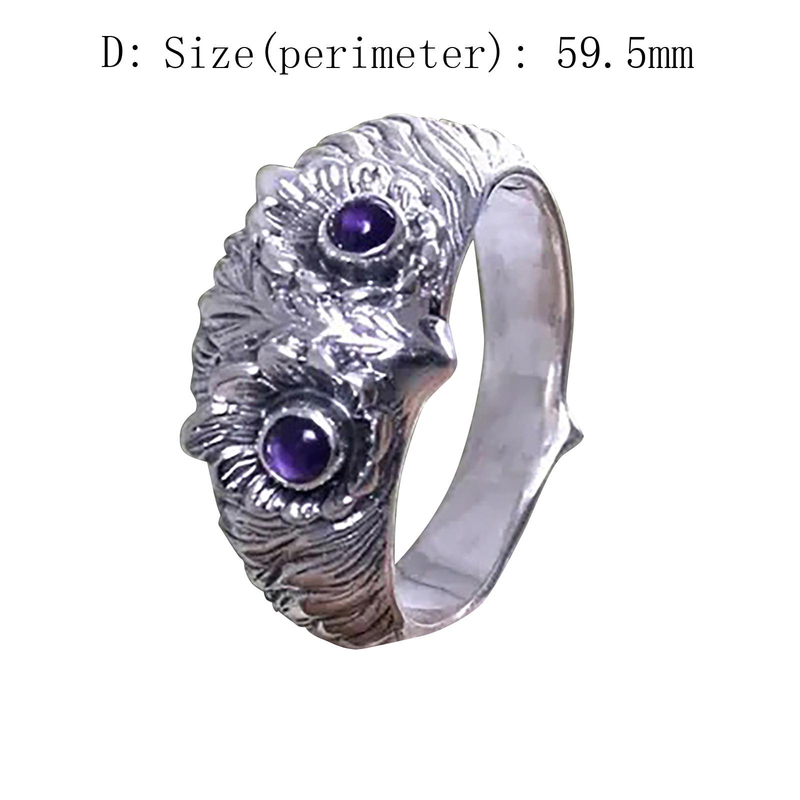 

Ретро-модное кольцо с совой, милое кольцо с совой и фиолетовыми глазами, хороший подарок фиолетовый