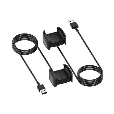 Fitbit versa 2 için USB Şarj Yuvası Beşiği Hızlı Şarj Kablosu Standı Kordonu Fitbit Versa 1/versa lite Akıllı Saat için