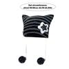 Y2K Beanie Hat Ins Devil Ear Striped Knitted Cap Autumn Winter Hip-hop Cute Cat Ears Pointed Pullover Women's Hats