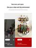360-Degree Rotating Kitchen Spice Rack - Condiment & Oil Organizer
