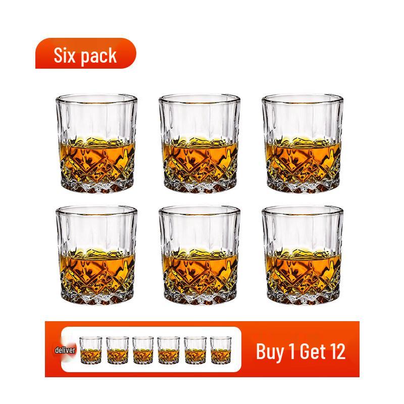 ZISIZ Handmade Crystal Whiskey & Cocktail Glass