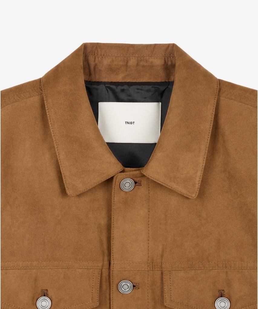 TNGT Faux Suede Trucker (Camel Brown) Tnju6F101Cm