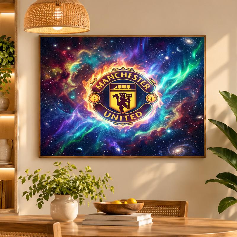 5D Diamond Painting Manchester United DIY Full Drill Diamond Art Kit Home Decoration
