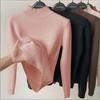 One Piece Velvet Fabric, High Neck Sweater for Women In Autumn and Winter, with Thickened Velvet Lining and A Base Knit Sweater