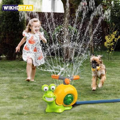 2 In 1 Water Sprinkler Baseball Toy Cartoon Snail Summer Garden Lawns Water Toys Spray Water Toys for Summer Lawn Pool Fun