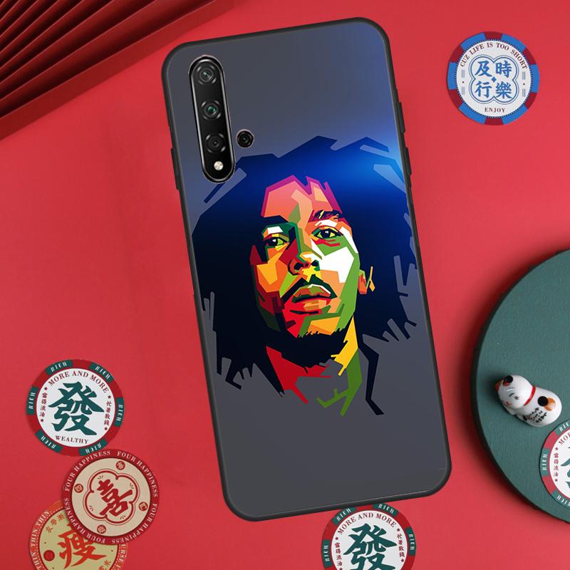 Reggae Bob Marley For Huawei Nova 12s 12i 7i 8i 11i Y73 Y70 Y90 Y60 Y72 Y61 Y91 9 10 SE P30 Pro P40 Lite Case