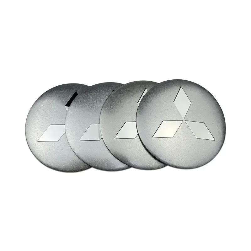 zjdf10 4PCS Car Wheel Hub Center Stickers Decal Emblem For Mitsubishi ASX Ralliart Lancer Cordia Pajero Outlander Eclipse Galant Mirage