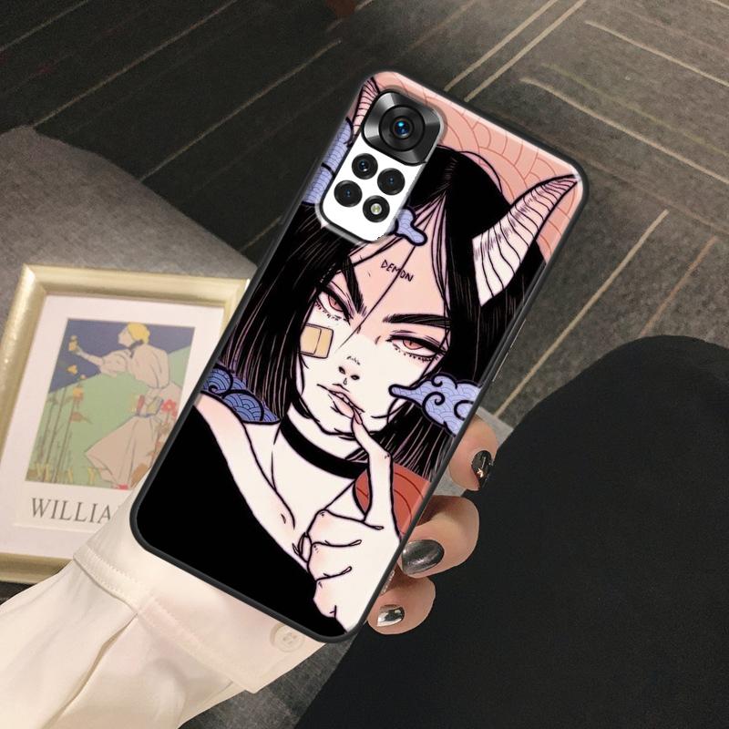 Aesthetic Devil Woman Bad Girl Funda For Xiaomi Redmi Note 14 Pro 9 10 11 12 13 Pro 10S 11S 12S Redmi 13C 10C 12C 14C Case