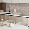 Self-Adhesive Vinyl Panel Perfect for Modern Interiors 100x50 cm Herringbone Board Pattern