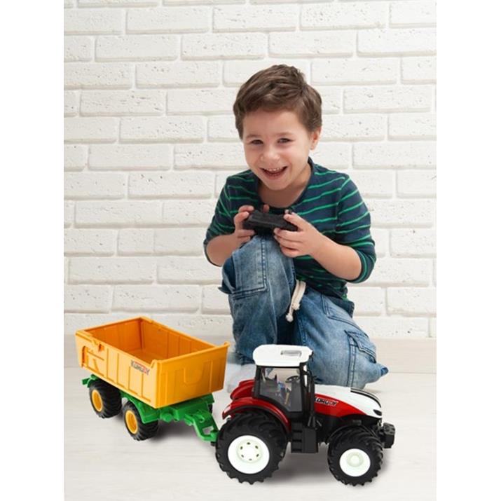 Remote Controlled Tractor Trailer Rc Agricultural Vehicle Remote Control Machine