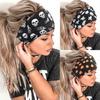 Vintage Halloween & Christmas Women's Elastic Headbands: Skull, Pumpkin & Ghost Designs