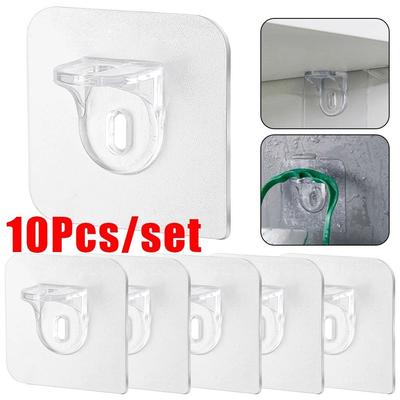 Shelf Support Hooks Punch-Free Closet Cabinet Partition Plate Holder Without Trace Bracket Home Tools For Home Kitchen Bathroom