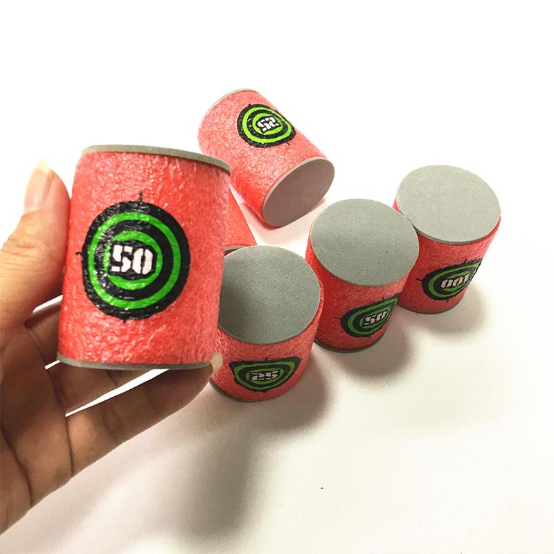 100/50pcs 7.2cm Refill Darts Bullets for Nerf N-Strike Elite Series Blasters Children Toy Gun Soft Bullet Foam Guns Acssories