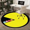 Pac Man,Ghosts Chair mat Round Rug Office carpet, Machine Washable, Non slip, Suitable for Living Rooms, Bedrooms