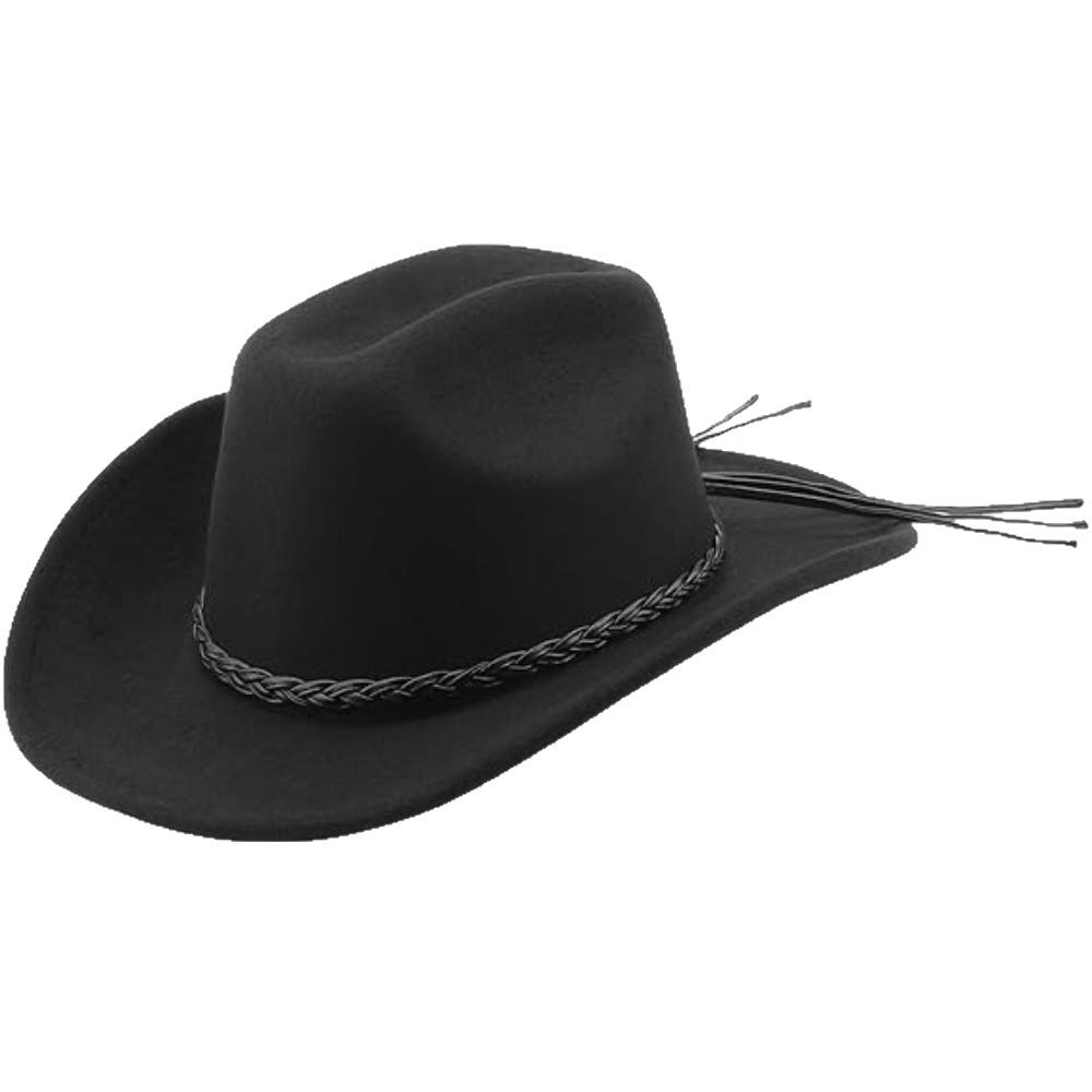 JYL TS DIY  Cowboy Hat Unisex Classic Minimalist Western Hat  Blend