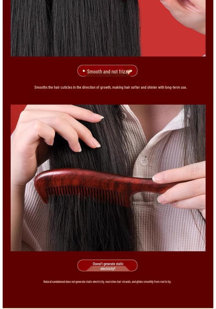Women's Day Gift: Wooden Comb Gift Box for Girlfriend, Wife, or Employee - Perfect for Birthdays and Engagements.