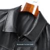 Futing Men's Genuine Sheepskin Slim Fit Motorcycle Leather Jacket