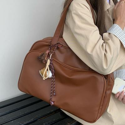 Large Capacity Tote Bag for Women Short-distance Business Trip Shoulder Bag Autumn and Winter New Korean Style Luggage Bag
