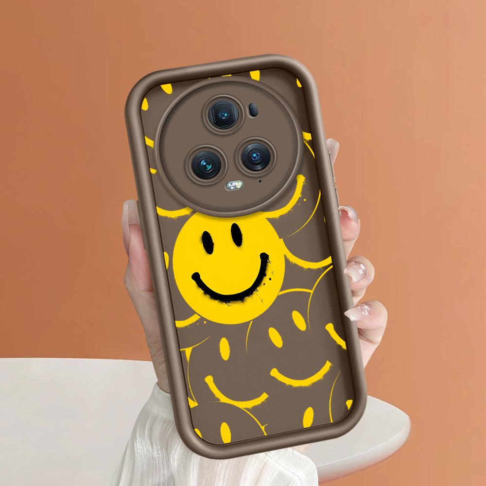 Soft Silicone Square Ladder Printing Pattern Phone Casing Full Cover Camera Shockproof Protection Rubber Case for Huawei Honor