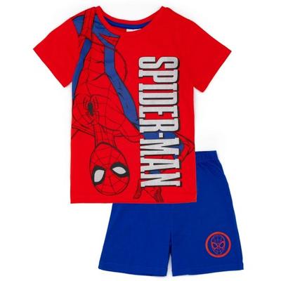 Boys Contrast Short Pajamas Set