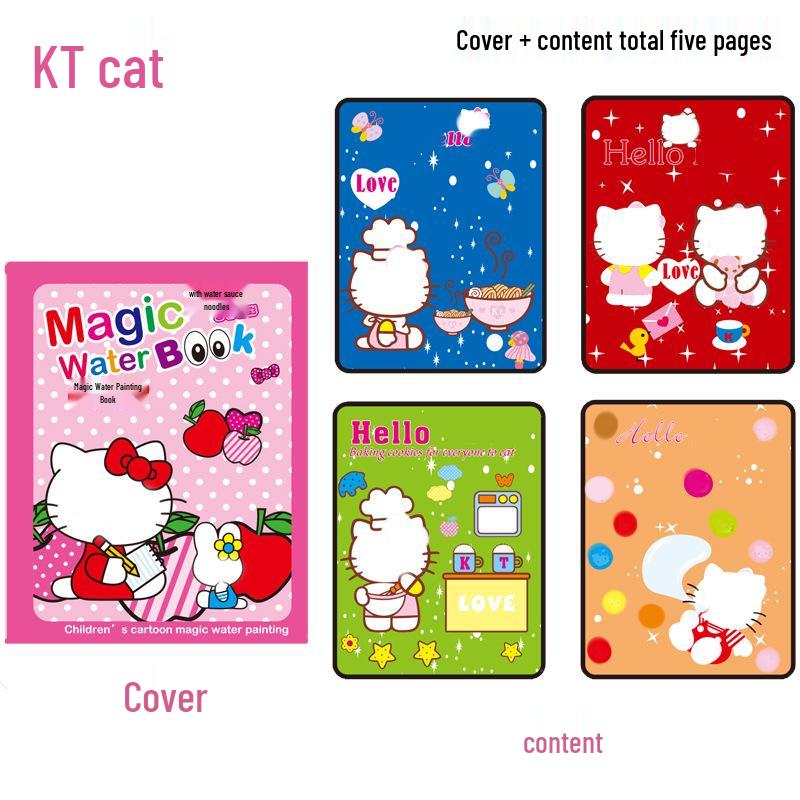 

Children s Reusable Magic Water Painting Book: Educational Drawing & Coloring Set