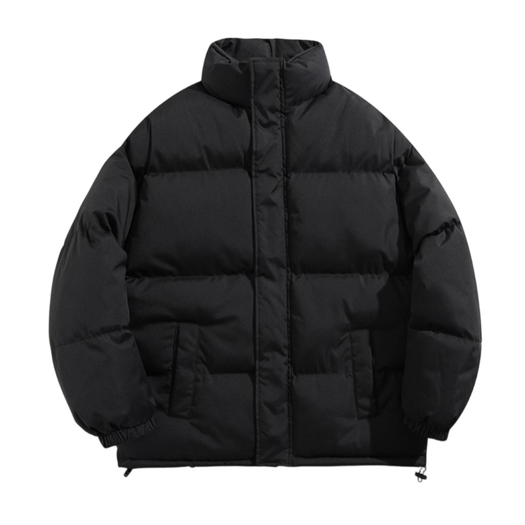 Men's Loose-Fit Casual Down Jacket With Long Sleeves