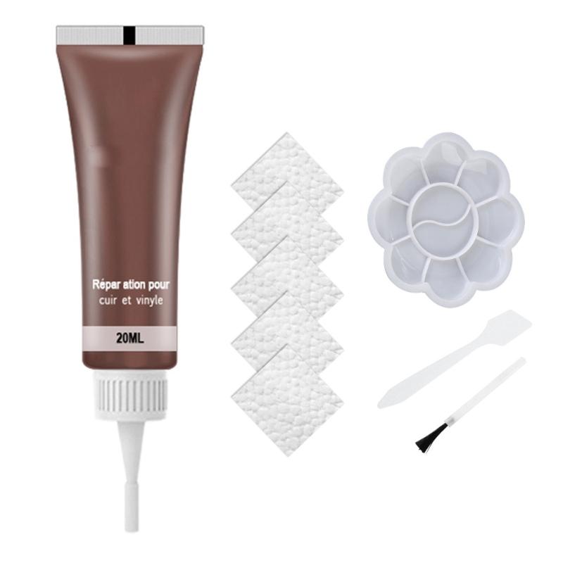 Leather Repair Set with Accessories for Car Seat Repair Kit Advanced Leather Repair Gel Professional Cream Gel