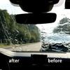 Car windshield waterproof spray, hydrophobic raindrop repellent coating set, anti-fog and mirror effect for windows and bathroom